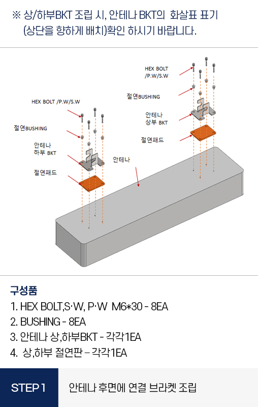 지씨티 GCT 5G 안테나 브라켓 거치대